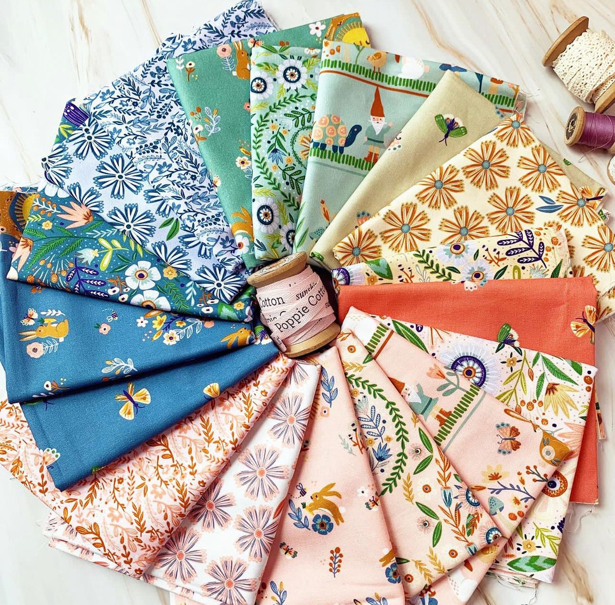 21 Fat Quarter Bundle - Hide and Seek by Poppie Cotton – Pretty Little  Hedgehog